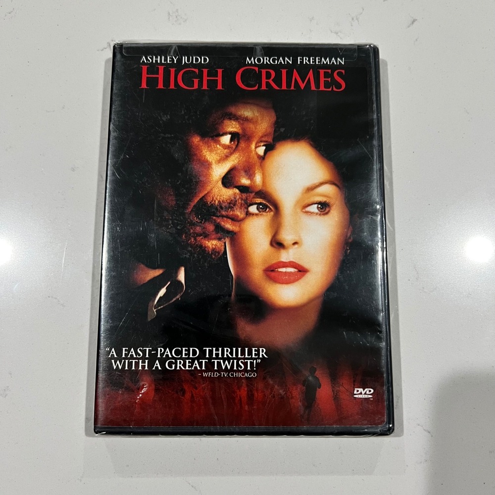 High Crimes DVD Ashley Judd Morgan Freeman 2002 Thriller Widescreen New Sealed